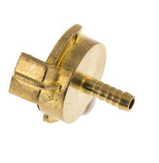 6 mm Slangpilaar Messing GEKA Tuinslangkoppeling [2 Stuks]