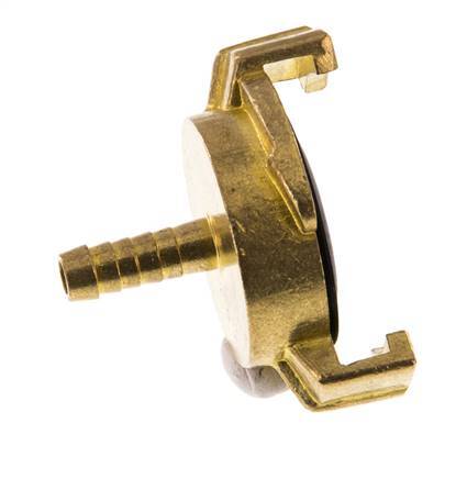 6 mm Slangpilaar Messing GEKA Tuinslangkoppeling [2 Stuks]