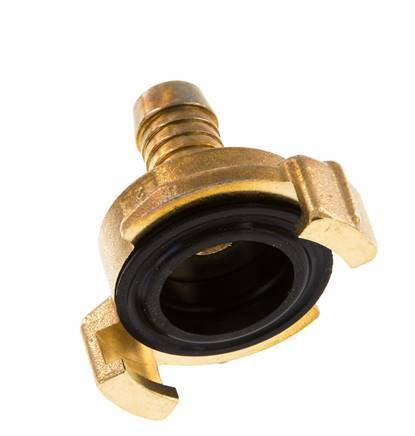 13 mm (1/2'') Slangpilaar Messing GEKA Tuinslangkoppeling [2 Stuks]