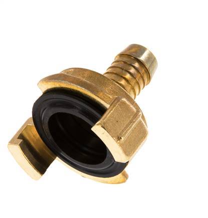 13 mm (1/2'') Slangpilaar Messing GEKA Tuinslangkoppeling [2 Stuks]