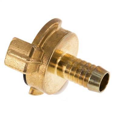 13 mm (1/2'') Slangpilaar Messing GEKA Tuinslangkoppeling [2 Stuks]