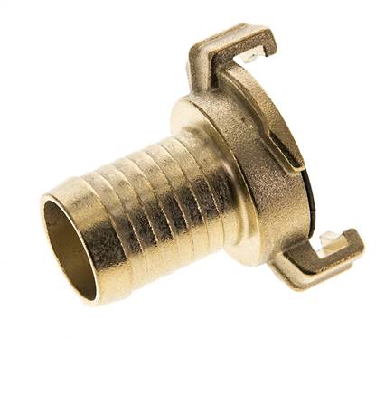 25 mm (1'') Slangpilaar Messing GEKA Tuinslangkoppeling