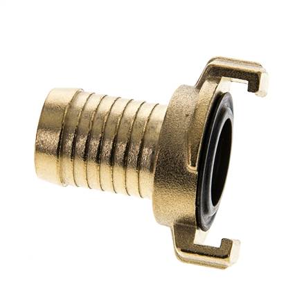 25 mm (1'') Slangpilaar Messing GEKA Tuinslangkoppeling