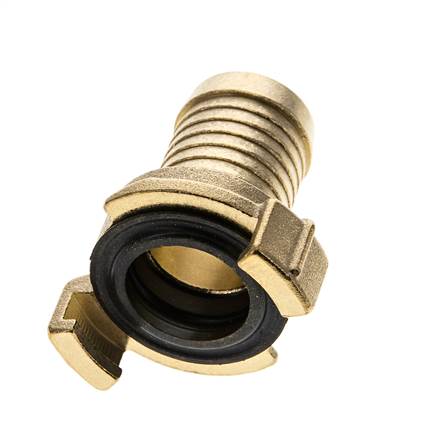 25 mm (1'') Slangpilaar Messing GEKA Tuinslangkoppeling