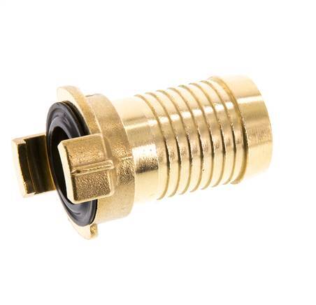 32 mm (1 1/4'') Slangpilaar Messing GEKA Tuinslangkoppeling