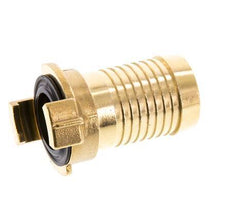 32 mm (1 1/4'') Slangpilaar Messing GEKA Tuinslangkoppeling