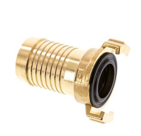 32 mm (1 1/4'') Slangpilaar Messing GEKA Tuinslangkoppeling