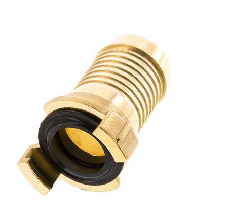 32 mm (1 1/4'') Slangpilaar Messing GEKA Tuinslangkoppeling