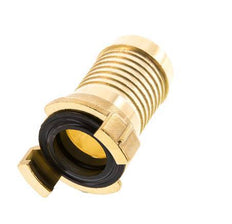 32 mm (1 1/4'') Slangpilaar Messing GEKA Tuinslangkoppeling