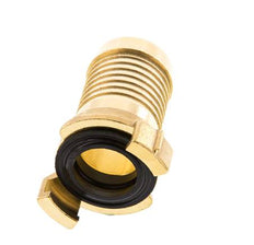 32 mm (1 1/4'') Slangpilaar Messing GEKA Tuinslangkoppeling