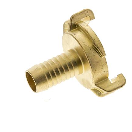 16 mm (5/8'') Slangpilaar Messing GEKA Tuinslangkoppeling KTW