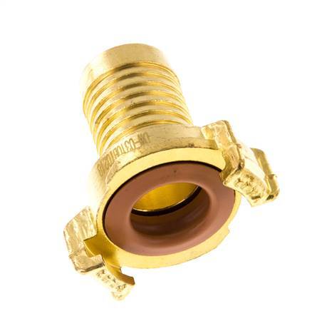 25 mm (1'') Slangpilaar Messing GEKA Tuinslangkoppeling KTW