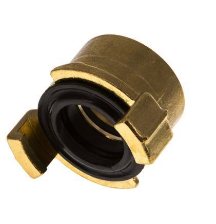 1'' Binnendraad Messing GEKA Tuinslangkoppeling [2 Stuks]
