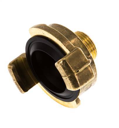 3/8'' Male GEKA Garden Hose Brass Coupling [2 Pieces]
