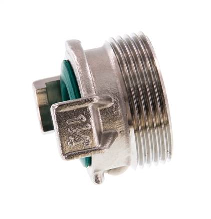 1 1/4'' Buitendraad RVS GEKA Tuinslangkoppeling
