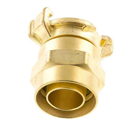 25 mm (1'') Slangpilaar Messing GEKA Tuinslangkoppeling KTW Aansluiting Industriele Slangen