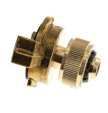 13 mm (1/2'') Slangpilaar Messing GEKA Tuinslangkoppeling Slangaansluiting