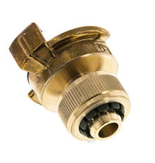 13 mm (1/2'') Slangpilaar Messing GEKA Tuinslangkoppeling Slangaansluiting