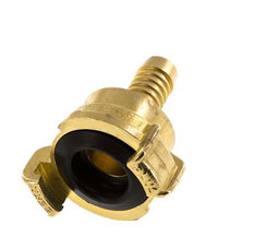 13 mm (1/2'') Slangpilaar Messing GEKA Tuinslangkoppeling Draaibaar
