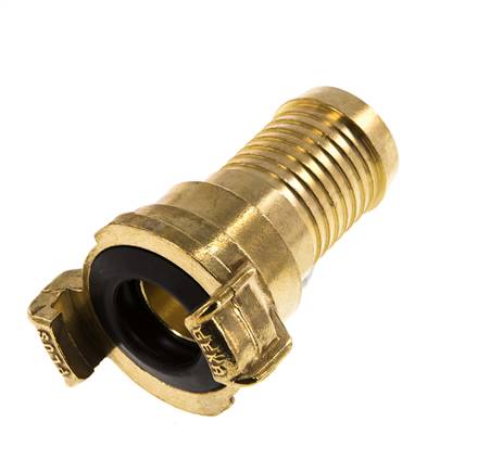 25 mm (1'') Slangpilaar Messing GEKA Tuinslangkoppeling Draaibaar