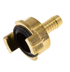 13 mm (1/2'') Slangpilaar Messing GEKA Tuinslangkoppeling Ontkoppeld Draaibaar