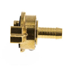 13 mm (1/2'') Slangpilaar Messing GEKA Tuinslangkoppeling Ontkoppeld Draaibaar