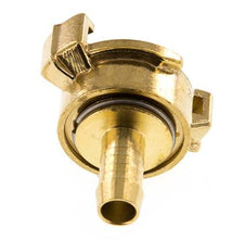 13 mm (1/2'') Slangpilaar Messing GEKA Tuinslangkoppeling Ontkoppeld Draaibaar