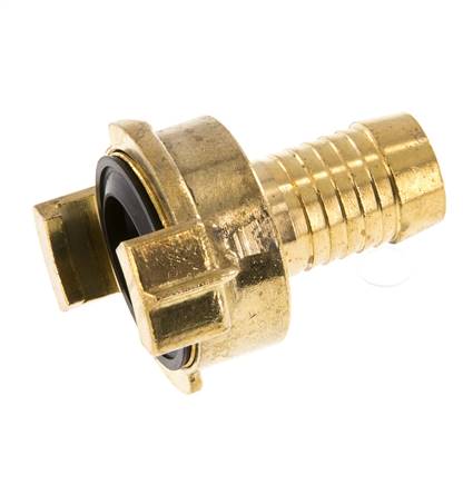 19 mm (3/4'') Slangpilaar Messing GEKA Tuinslangkoppeling Ontkoppeld Draaibaar