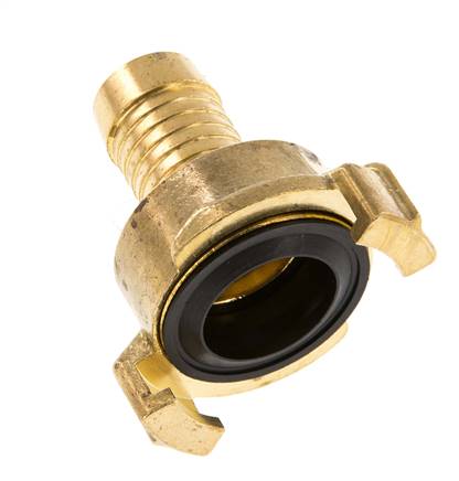 19 mm (3/4'') Slangpilaar Messing GEKA Tuinslangkoppeling Ontkoppeld Draaibaar