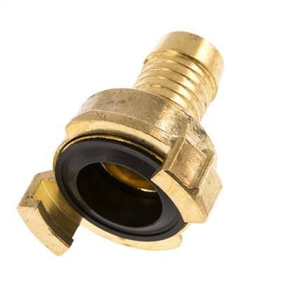 19 mm (3/4'') Slangpilaar Messing GEKA Tuinslangkoppeling Ontkoppeld Draaibaar