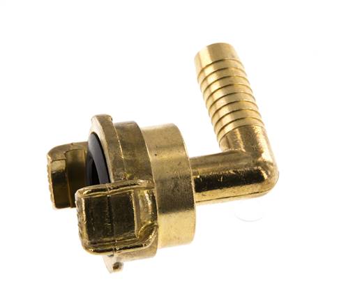 13 mm (1/2'') Slangpilaar Messing GEKA Tuinslangkoppeling Draaibaar Haakse Bocht