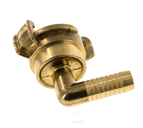13 mm (1/2'') Slangpilaar Messing GEKA Tuinslangkoppeling Draaibaar Haakse Bocht