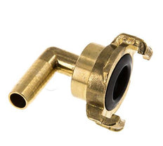 13 mm (1/2'') Slangpilaar Messing GEKA Tuinslangkoppeling Draaibaar Haakse Bocht
