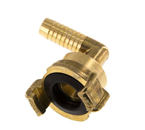 13 mm (1/2'') Slangpilaar Messing GEKA Tuinslangkoppeling Draaibaar Haakse Bocht