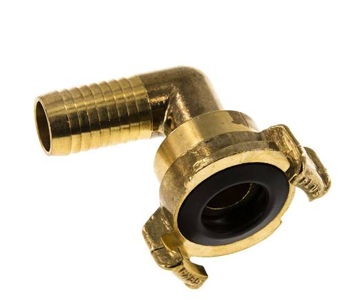 19 mm (3/4'') Slangpilaar Messing GEKA Tuinslangkoppeling Draaibaar Haakse Bocht