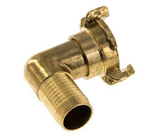 25 mm (1'') Slangpilaar Messing GEKA Tuinslangkoppeling Draaibaar Haakse Bocht