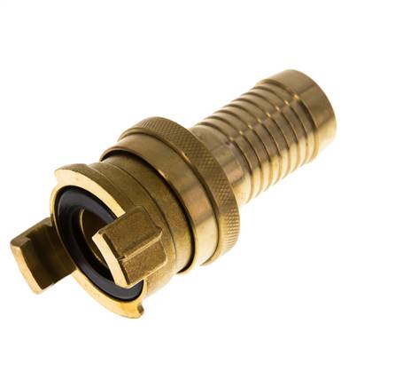 25 mm (1'') Slangpilaar Veiligheid Messing GEKA Tuinslangkoppeling