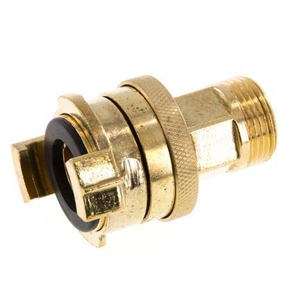 3/4'' Buitendraad Veiligheid Messing GEKA Tuinslangkoppeling