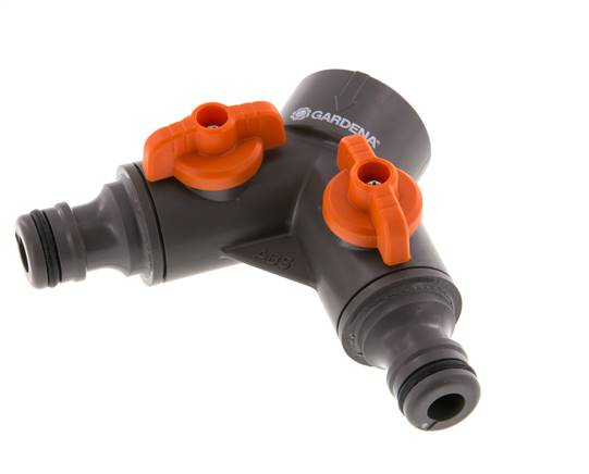 PP GARDENA Verdeler G 3/4 inch Binnendraad Kogelkranen