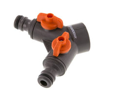 PP GARDENA Verdeler G 3/4 inch Binnendraad Kogelkranen