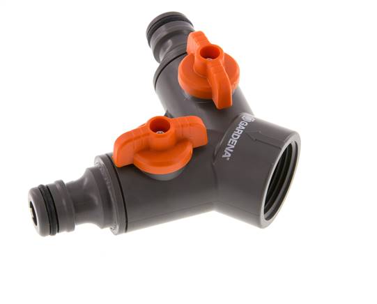PP GARDENA Verdeler G 3/4 inch Binnendraad Kogelkranen