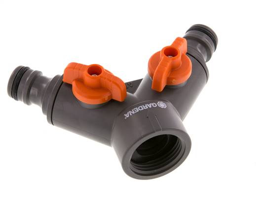 PP GARDENA Verdeler G 3/4 inch Binnendraad Kogelkranen