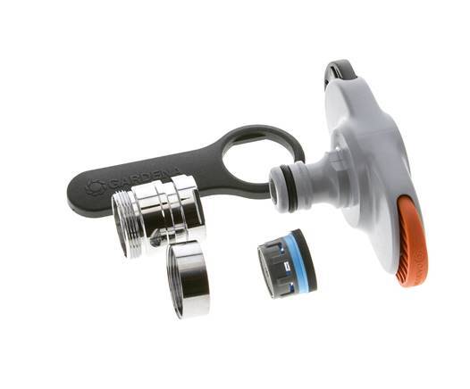 Kunststof GARDENA Adapter M22 x 1.0 or M24 x 1.0 Buitendraad / Binnendraad