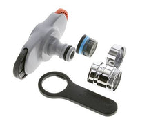 Kunststof GARDENA Adapter M22 x 1.0 or M24 x 1.0 Buitendraad / Binnendraad