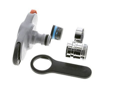 Kunststof GARDENA Adapter M22 x 1.0 or M24 x 1.0 Buitendraad / Binnendraad