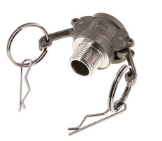 Camlock DN 15 (1/2'') Koppeling RvsR 1/2'' met buitendraad Type B MIL-C-27487