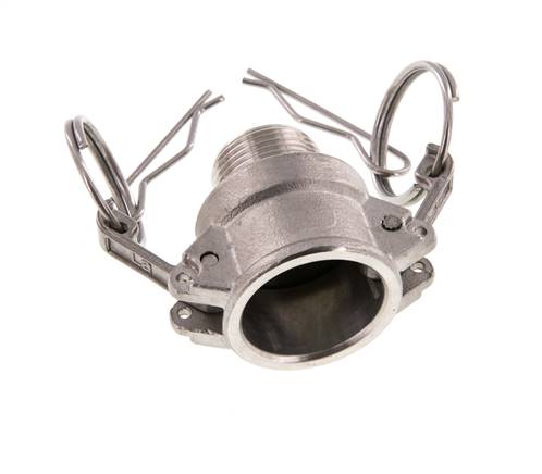 Camlock DN 20 (3/4'') Koppeling RvsR 3/4'' met buitendraad Type B MIL-C-27487