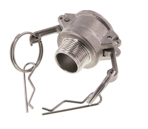 Camlock DN 20 (3/4'') Koppeling RvsR 3/4'' met buitendraad Type B MIL-C-27487