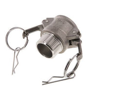 Camlock DN 25 (1'') Koppeling RvsR 1'' met buitendraad Type B MIL-C-27487