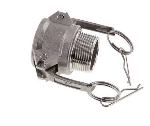 Camlock DN 32 (1 1/4'') Koppeling RvsR 1 1/4'' met buitendraad Type B MIL-C-27487